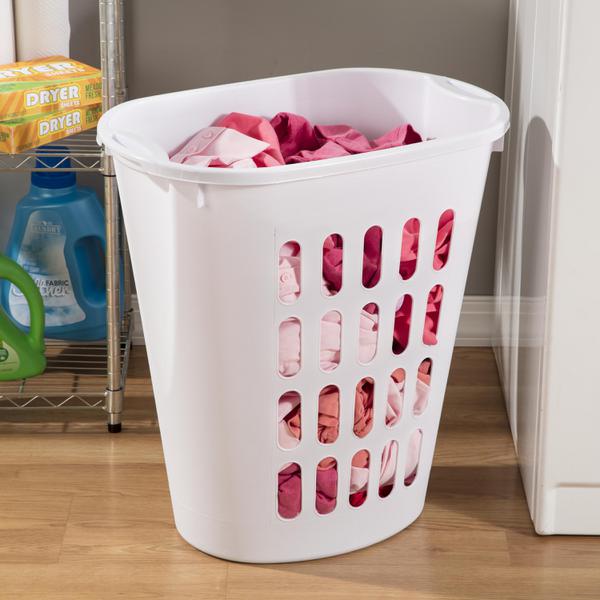 Sterilite 1256 Open Laundry Hamper White