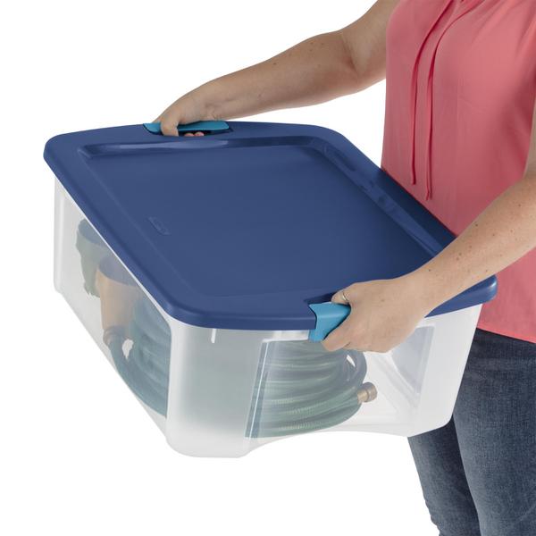 sterilite 12 gal latch tote