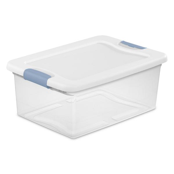 15 quart latching tote