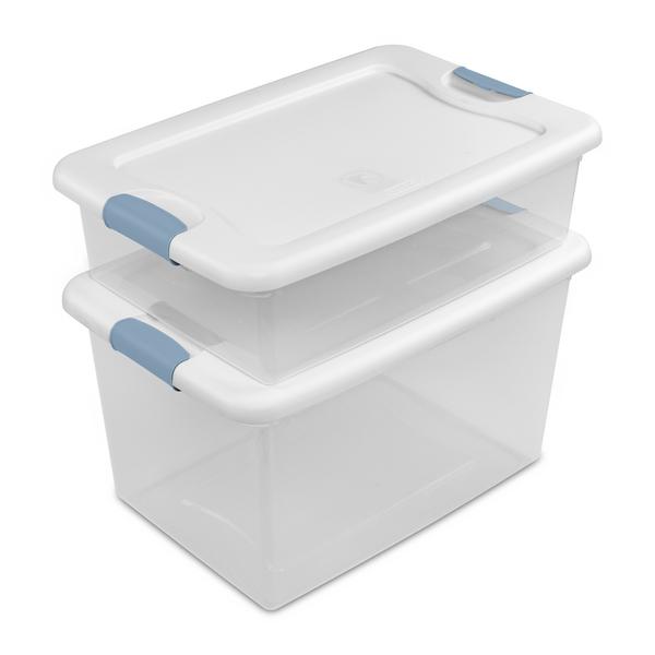 64 quart latching tote
