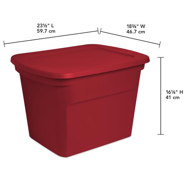 sterilite 18 gallon tote lid