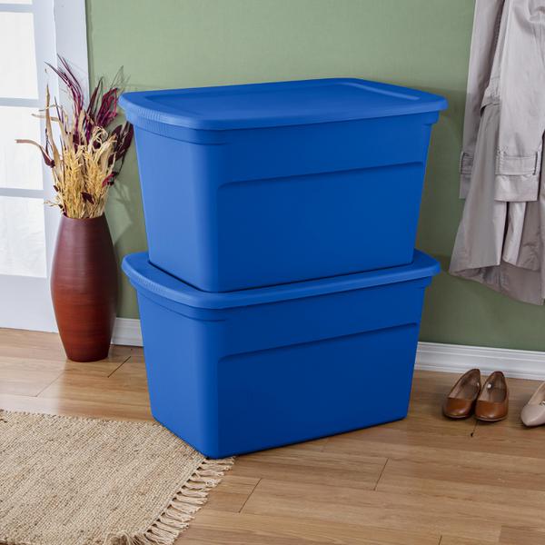 30 gallon tote with lid